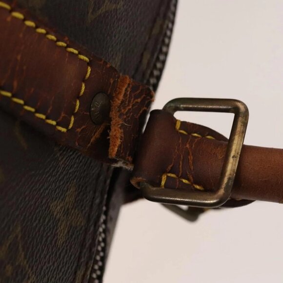 LOUIS VUITTON Monogram Keepall 55 Boston Bag LV Auth - Picture 13 of 16